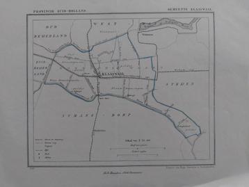 81 / Klaaswaal  Litho uit 1867 van J. Kuyper beschikbaar voor biedingen