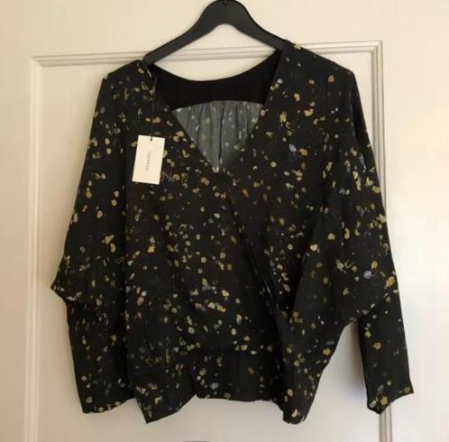NIEUWE prachtige blouse van Humanoid mt M/S np € 169 viscose, Kleding | Dames, Blouses en Tunieken, Nieuw, Zwart, Ophalen