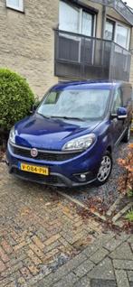 Fiat Dobló Cargo 1.3 MJ L2H1 Maxi SX 2018 Navi, Trekh, Airco, Auto's, Stof, Parkeersensor, Blauw, Origineel Nederlands