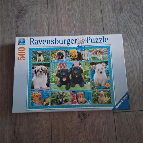 Ravensburger puzzel 500 stukjes Snoezige hondjes, Hobby en Vrije tijd, Denksport en Puzzels, Zo goed als nieuw, Ophalen of Verzenden
