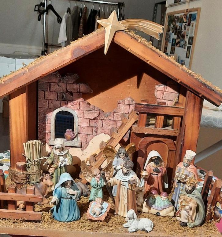 Kerststal, 15 delig., Diversen, Kerst, Ophalen of Verzenden