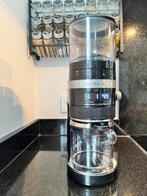 Kitchenaid expresso machine + koffiebonen maler, Stoompijpje, 10 kopjes of meer, Zo goed als nieuw, Combi