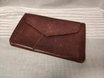 Oude leren tas, Sieraden, Tassen en Uiterlijk, Portemonnees, Ophalen of Verzenden, Gebruikt, Bruin