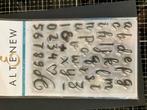 Altenew clearstamps letters/cijfers, Ophalen of Verzenden, Gebruikt, Clearstamp
