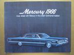 1966 MERCURY full size modellen Prestige brochure, Engels, Ophalen of Verzenden, Zo goed als nieuw, Overige merken