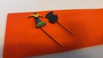 2 Sittardia voetbalclub speldjes, Ophalen of Verzenden, Gebruikt, Sport, Speldje of Pin