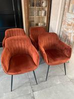4 stoelen Como terra eetkamerstoelen, Huis en Inrichting, Stoelen, Ophalen, Gebruikt, Overige kleuren, Vier