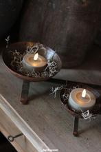 Lepelset van twee kandelaren. Een geweldige set van twee, Www.jufbrocante.nl, Www.jufbrocante.nl, Nieuw, Ophalen of Verzenden