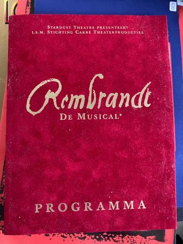 Rembrandt - De Musical - Programma beschikbaar voor biedingen