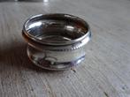 Lotje servetringen - vingerdoekjes ringen zilver/ verzilverd, Ophalen of Verzenden, Zilver