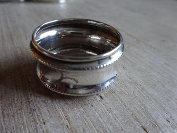 Lotje servetringen - vingerdoekjes ringen zilver/ verzilverd beschikbaar voor biedingen