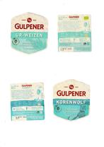 Bieretiketten Gulpener Ur-Weizen en Korenwolf 30 cl, Ophalen of Verzenden, Zo goed als nieuw, Glas of Glazen, Overige merken