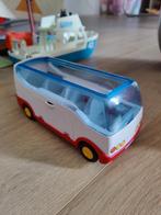 Playmobil 123 schoolbusje vakantiehuisje bus, Ophalen of Verzenden, Gebruikt