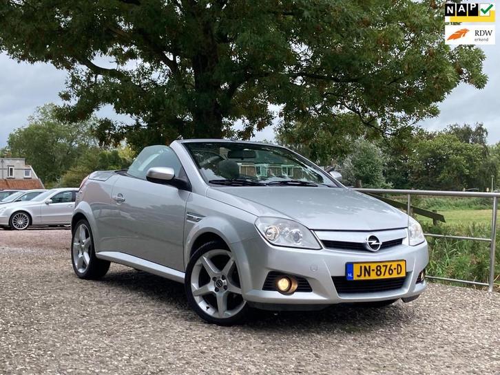 Opel Tigra TwinTop 1.4-16V Cabrio | Half leder + Airco nu, Auto's, Opel, Bedrijf, Te koop, Tigra, ABS, Airbags, Airconditioning