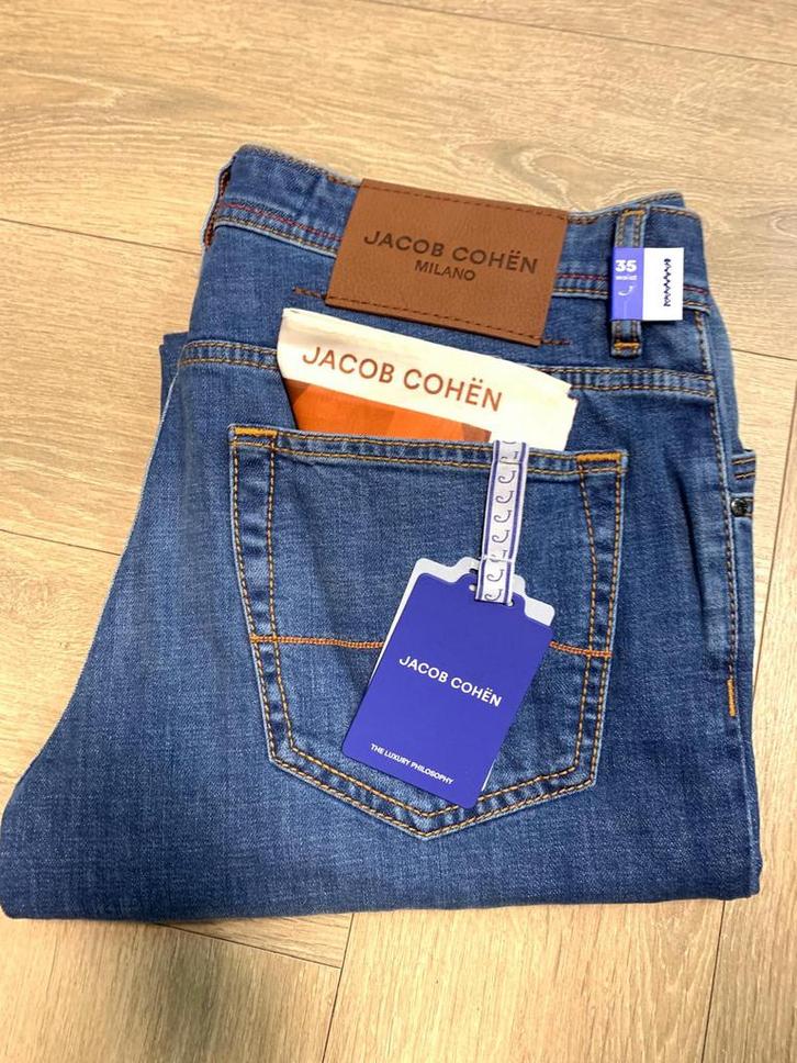 Mooie Jacob Cohen jeans 35 Nick slim 622 stretch NIEUW, Kleding | Heren, Spijkerbroeken en Jeans, Nieuw, Blauw, Verzenden