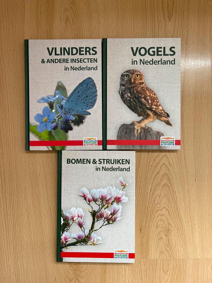 Natuurboeken Set: Vlinders, Vogels, Bomen, Boeken, Natuur, Nieuw, Natuur algemeen, Ophalen
