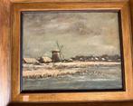 Willem de Zwart  Winterlandschap  Gesigneerd  Uniek werk  Ol, Antiek en Kunst, Kunst | Schilderijen | Klassiek, Ophalen