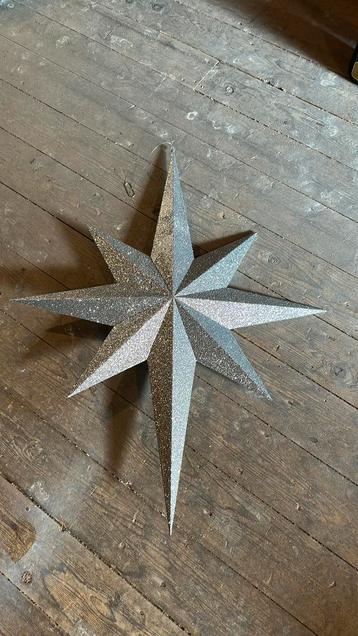 Zilveren kerst sterren 12 stuks beschikbaar voor biedingen