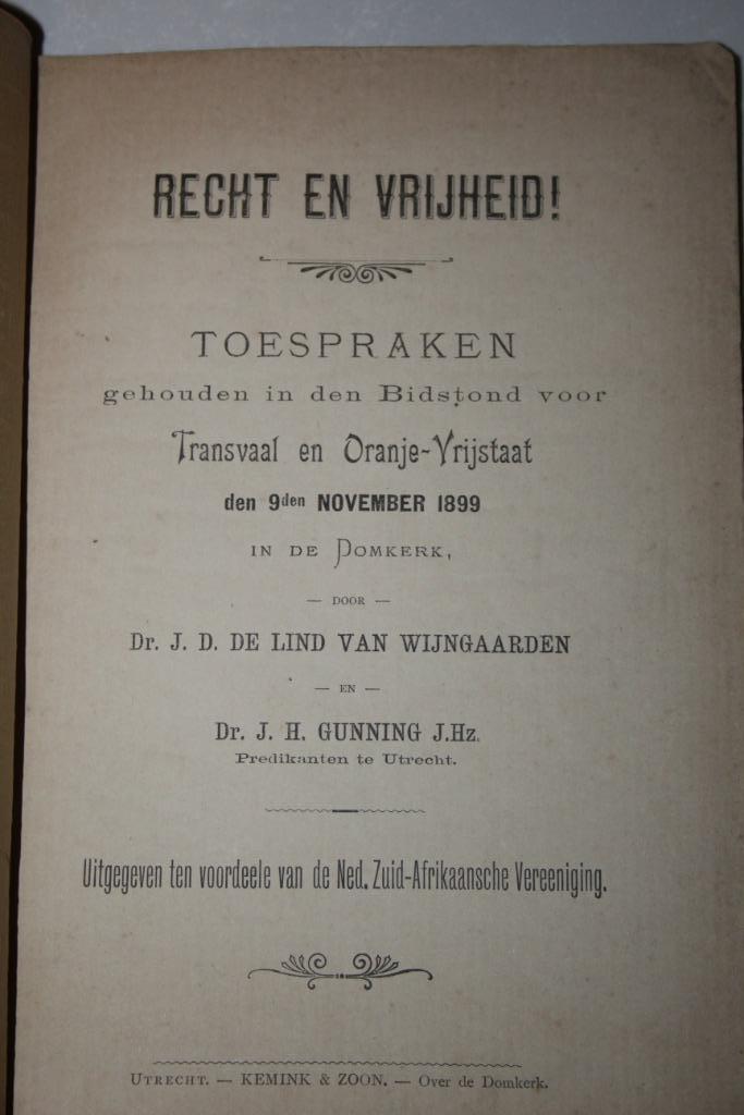 Bidstond voor de Transvaal (1899, Gunning & De Lind Wijng.), Boeken, Godsdienst en Theologie, Gelezen, Christendom | Protestants