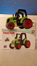 Houten speelgoed tractor, Ophalen of Verzenden, Zo goed als nieuw