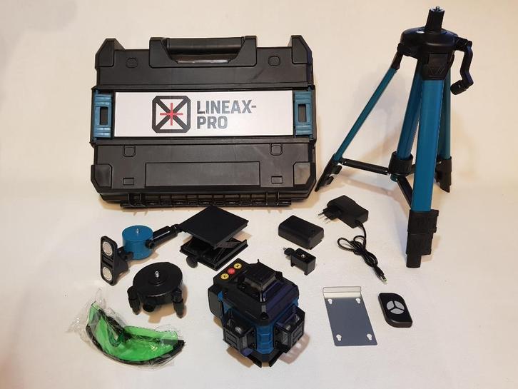 Zelfnivellerende Kruislijnlaser met 16 lijnen, Doe-het-zelf en Verbouw, Meetapparatuur, Nieuw, Overige meters, Ophalen of Verzenden