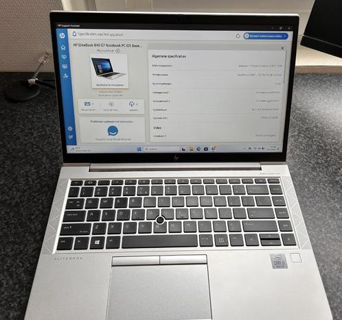 HP EliteBook 840G7, Computers en Software, Windows Laptops, Zo goed als nieuw, 14 inch, SSD, 2 tot 3 Ghz, 16 GB, Qwerty, Ophalen of Verzenden