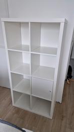 Witte IKEA Kallax kast, Huis en Inrichting, Kasten | Boekenkasten, Ophalen, Kunststof, 100 tot 150 cm, 100 tot 150 cm
