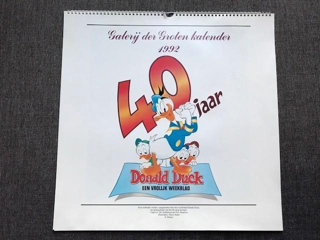 H.Balm Donald Duck 40 Jaar Kalender 1992 Geïllustreerde Pers, Boeken, Stripboeken, Nieuw, Eén stripboek, Ophalen of Verzenden