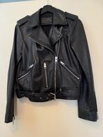 All Saints lederen jack, Maat 38/40 (M), Verzenden, Zwart, Jasje