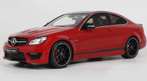 Mercedes Benz C63 AMG Edition 507 '14, rood, Hobby en Vrije tijd, Modelauto's | 1:18, Nieuw, Auto, Overige merken, Ophalen of Verzenden