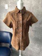 Goosegraft camel kleurige suede blouse maat XL (M), Maat 38/40 (M), Goosecraft, Bruin, Ophalen of Verzenden