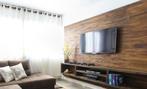 VINTAGE EIKEN ANTIEK GEOLIEDE VEROUDERDE WAND BEKLEDING, Ophalen of Verzenden, 75 m² of meer