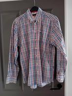 Mooie geruite blouse l, Ophalen of Verzenden, Zo goed als nieuw, Blauw, Halswijdte 41/42 (L)