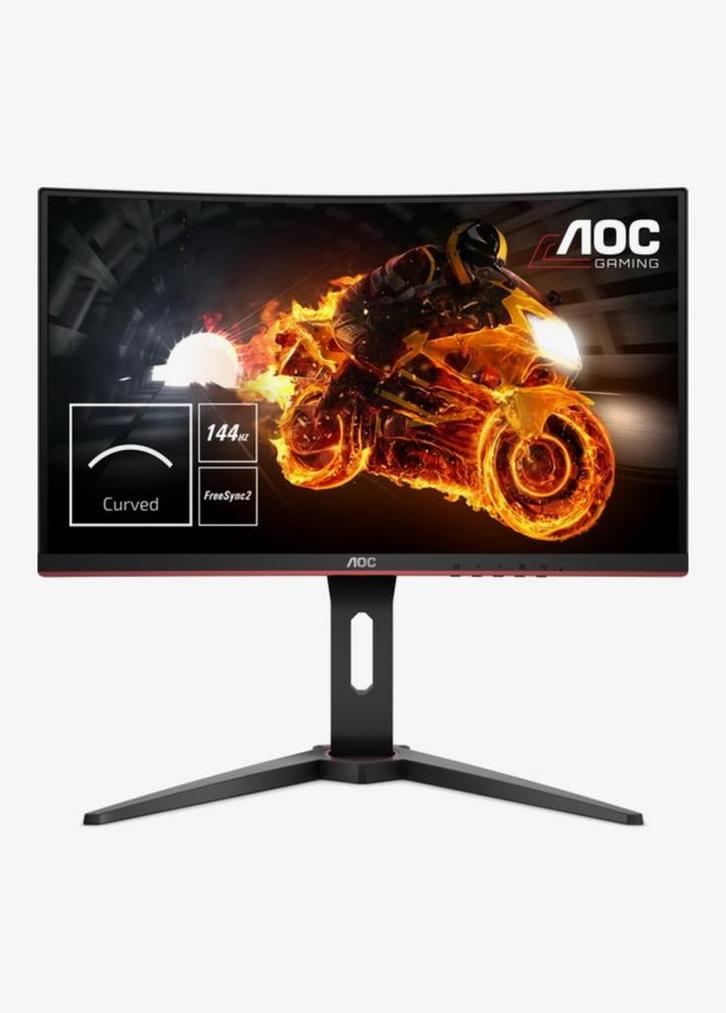 AOC C24G1 - Full HD Curved Gaming Monitor - 144hz - 24 inch, Computers en Software, Monitoren, Zo goed als nieuw, 101 t/m 150 Hz
