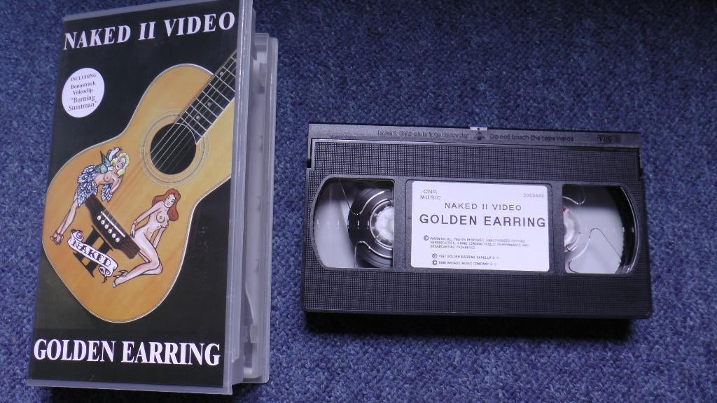 Golden Earring- Naked II originele VHS Video Band, Alle leeftijden, Ophalen of Verzenden, Gebruikt, Overige genres