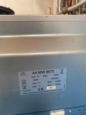 Severin MW 9675 Combi Magnetron/Oven beschikbaar voor biedingen