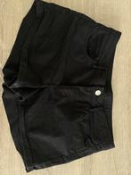 Zwarte korte spijkerbroek hoge taille maat 42, Maat 42/44 (L), H&M, Kort, Ophalen of Verzenden