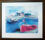 Mooi koppermaandagprent Jan Wiegers, Antiek en Kunst, Ophalen of Verzenden