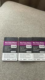 Bus tram en metro ticket 1,5 uur gvb/connexxion, Eén persoon, Bus, Metro of Tram, Algemeen kaartje