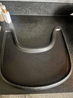 Stokke Tripp Trapp Tray zwart, Kinderen en Baby's, Kinderstoelen, Ophalen of Verzenden, Zo goed als nieuw, Meegroeistoel