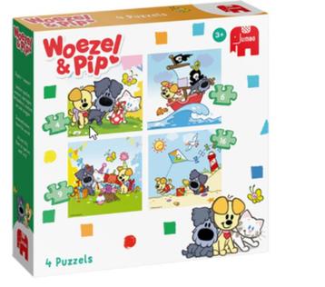 Woezel & Pip 4 in 1 puzzel beschikbaar voor biedingen