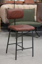 Nieuwe luxe barstoelen Zipp metaal leer kookeiland keuken