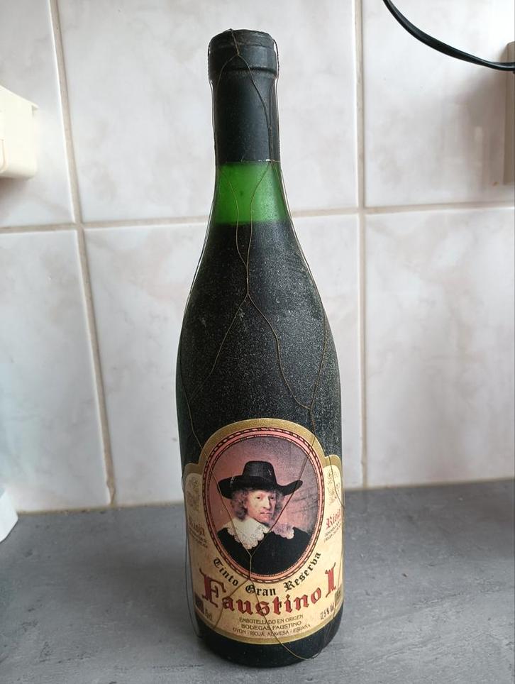 Faustino Gran Reserva Rode Wijn - Spaanse Topwijn, Verzamelen, Wijnen, Gebruikt, Rode wijn, Spanje, Vol, Ophalen of Verzenden