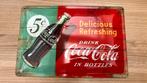 Coca cola in bottles reclame reclamebord wandbord, Ophalen of Verzenden