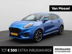 Ford Puma 1.0 EcoBoost Hybrid ST-Line X | Half-Leder | Navi, 12 maanden, 125 pk, Blauw, Origineel Nederlands