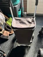Grote boodschappen trolley, Sieraden, Tassen en Uiterlijk, Tassen | Reistassen en Weekendtassen, Ophalen, Gebruikt, Zwart, 30 cm of meer