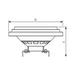 PHILIPS MASTER LED ExpertColor 20-100W 927 AR111 45D 4296730, Huis en Inrichting, Lampen | Spots, Info@philips.nl, Led, Metaal of Aluminium