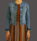 Terre Bleue spijkerjas maat 36/38 elastisch denim, Terre bleue, Blauw, Ophalen of Verzenden, Zo goed als nieuw