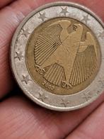 Euro munt. Met Duitse adelaar 2002 J, Postzegels en Munten, Munten | Europa | Euromunten, Ophalen of Verzenden, Duitsland, 2 euro