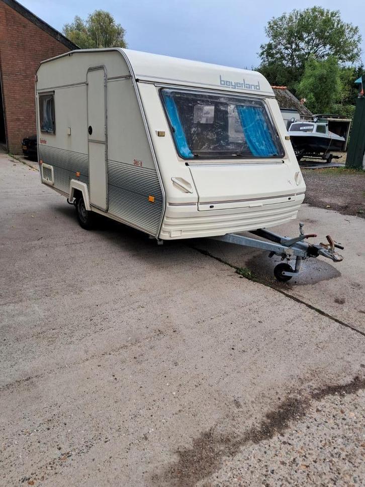 Beyerland  sprinter 380-B met kenteken, Caravans en Kamperen, Caravans, Bedrijf, tot en met 4, 500 - 750 kg, Treinzit, Beyerland